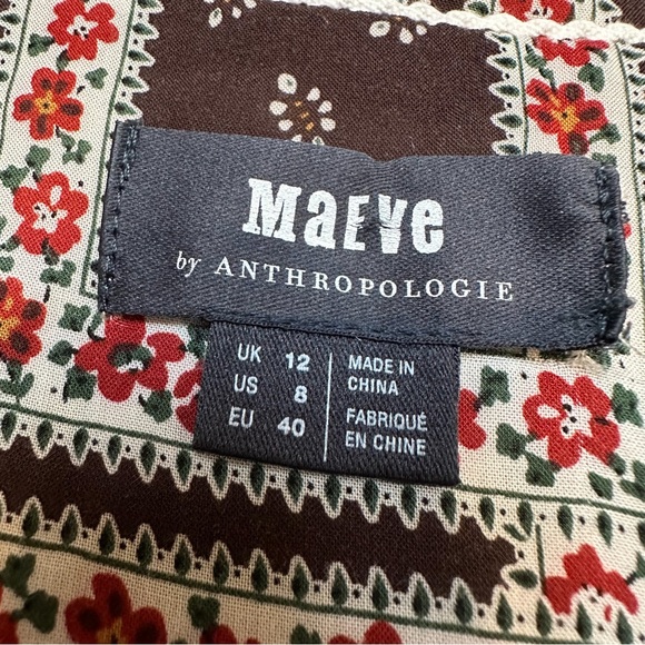 Anthropologie MAEVE crushed velvet champagne dress, 8. - Picture 7 of 8